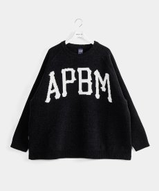 画像1: APPLEBUM(アップルバム) / "APBM" CREW SWEATER  (1)