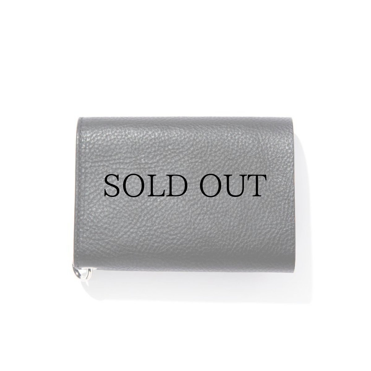 画像2: CALEE(キャリー) / SILVER STAR CONCHO FLAP LEATHER HALF WALLET (2)