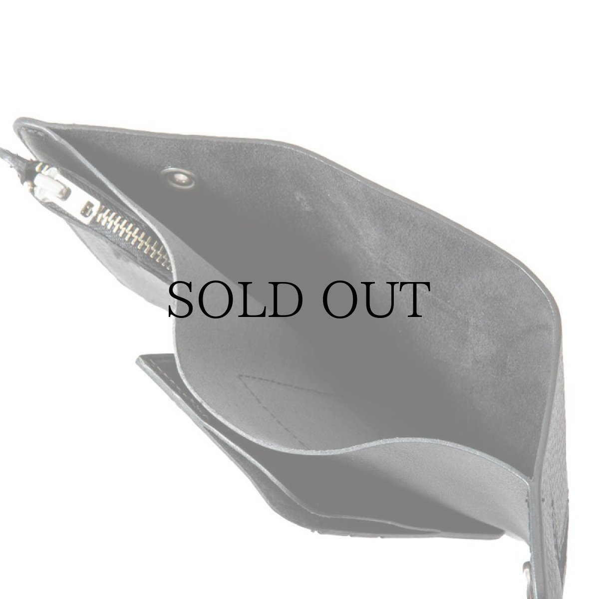 画像7: CALEE(キャリー) / SILVER STAR CONCHO FLAP LEATHER HALF WALLET (7)