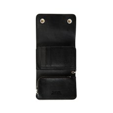 画像4: CALEE(キャリー) / SILVER STAR CONCHO FLAP LEATHER HALF WALLET (4)