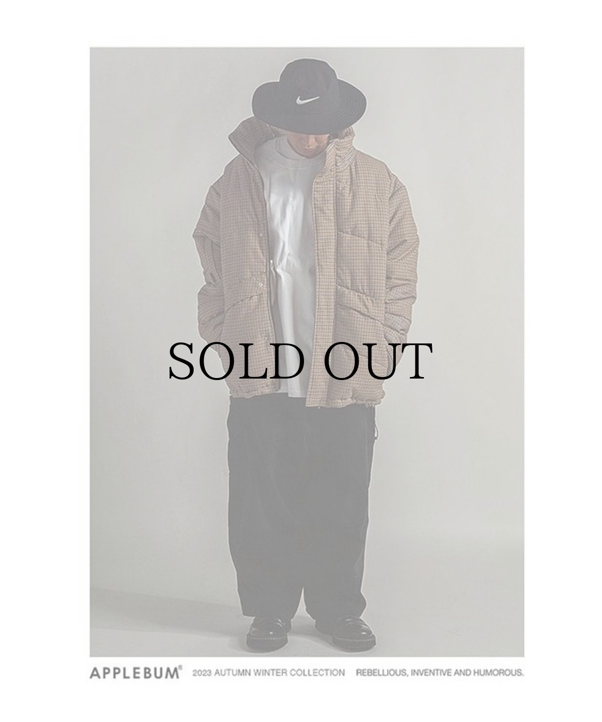 画像3: APPLEBUM(アップルバム) / "LIVIN' FAT" CHECK INNERCOTTON JACKET (3)