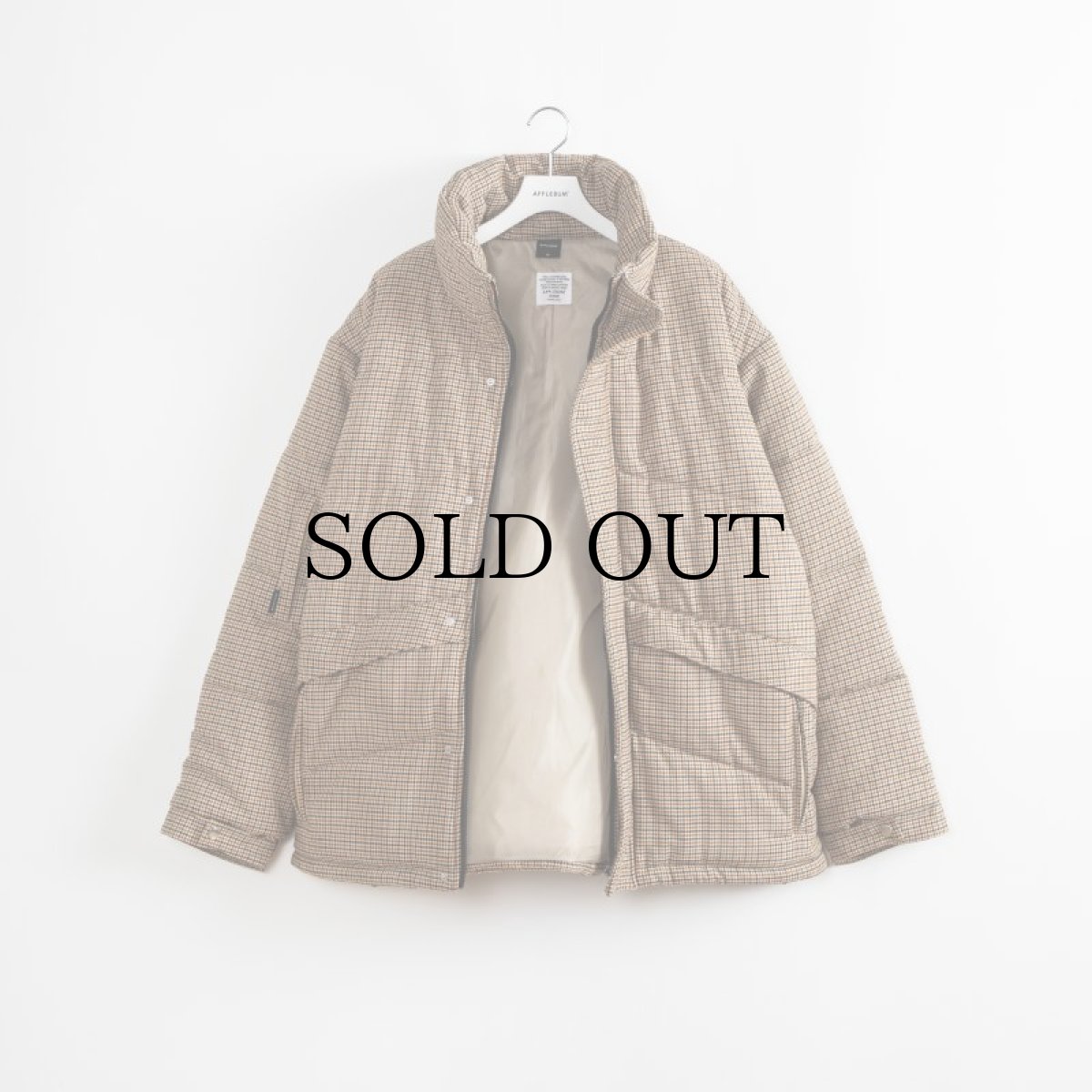画像5: APPLEBUM(アップルバム) / "LIVIN' FAT" CHECK INNERCOTTON JACKET (5)