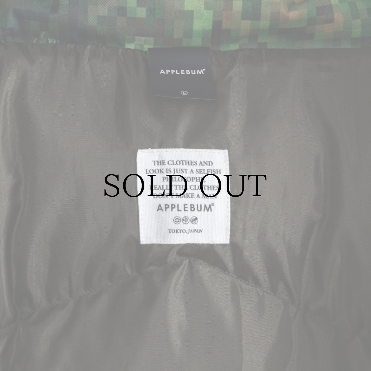 画像11: APPLEBUM(アップルバム) / "PIXEL CAMO" INNERCOTTON HOOD JACKET (11)