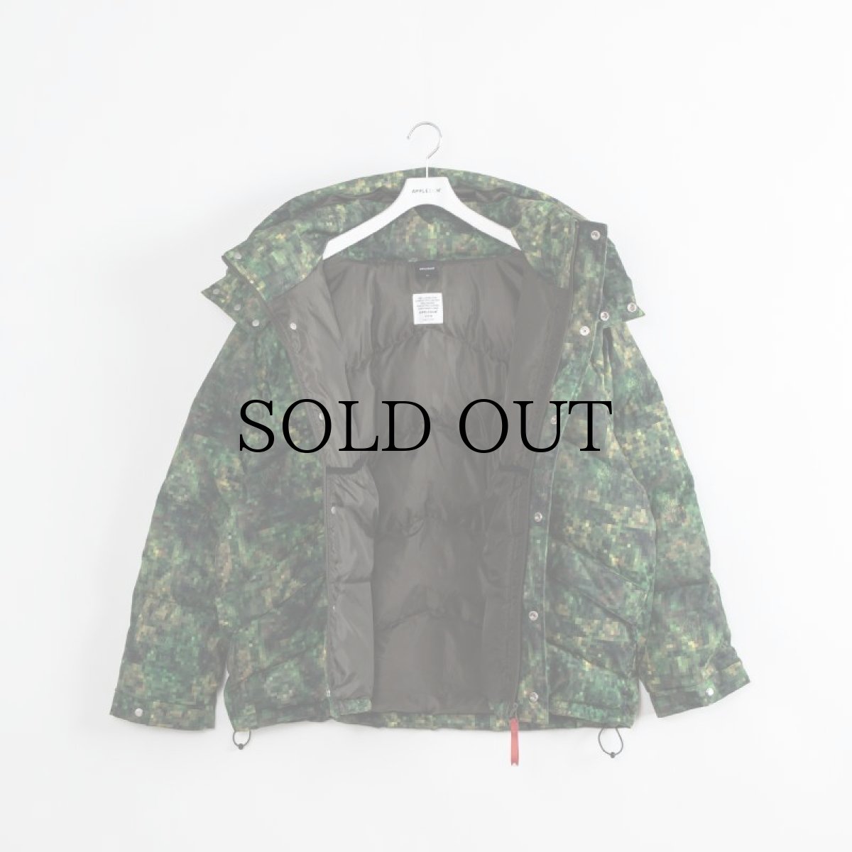 画像3: APPLEBUM(アップルバム) / "PIXEL CAMO" INNERCOTTON HOOD JACKET (3)