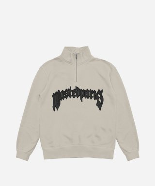WASTED PARIS ハーフジップ　スウェット　ロゴ　39 ストリートブランド WASTED PARIS ウェイステッド パリス Funnel
