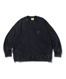 画像2: EL REIGN / 【RESTOCK】"REVENGE" GORE LOGO GARMENT CREW NECK  (2)