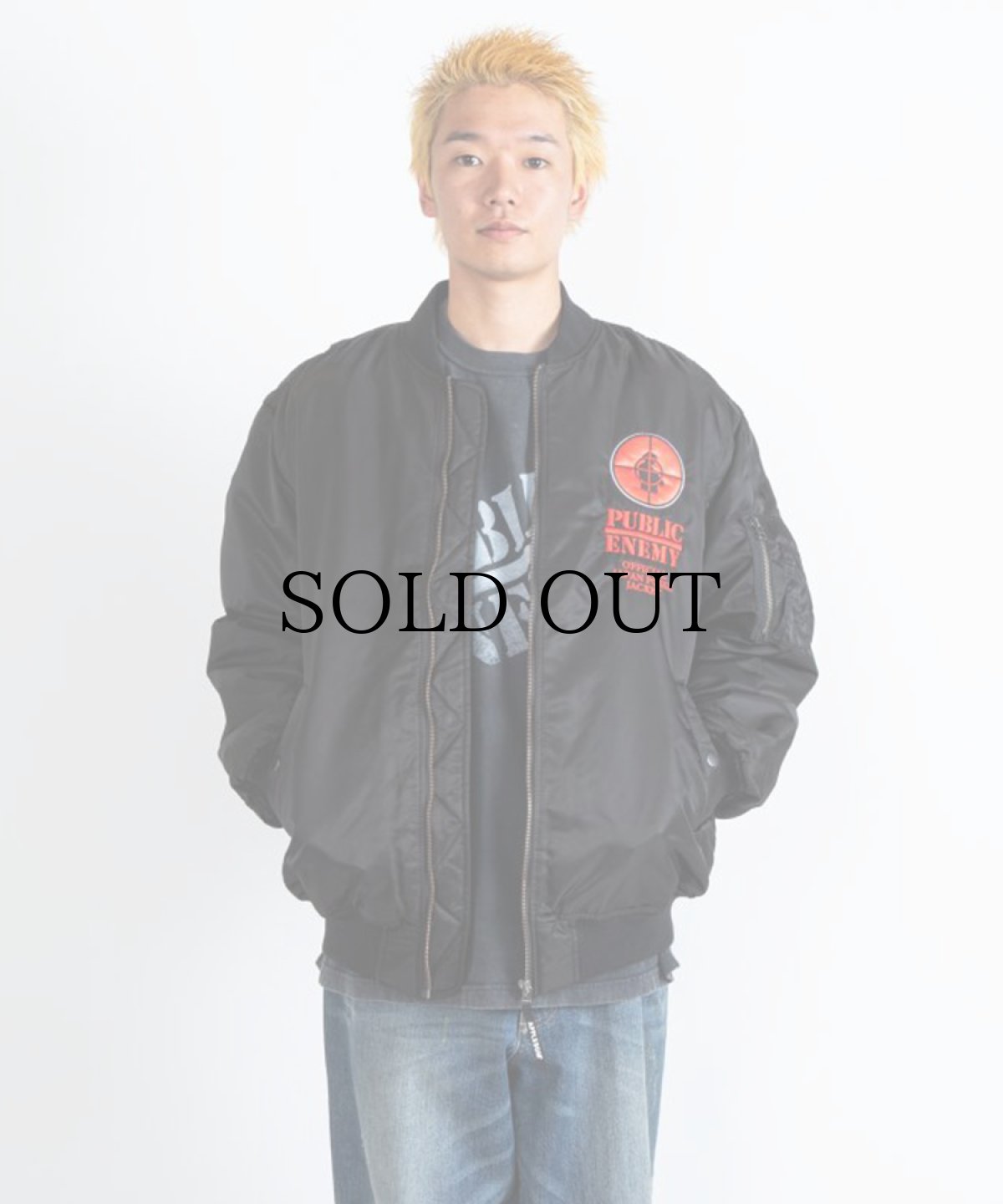 画像1: APPLEBUM(アップルバム) / ”PUBLIC ENEMY” MA-1 Jacket (1)