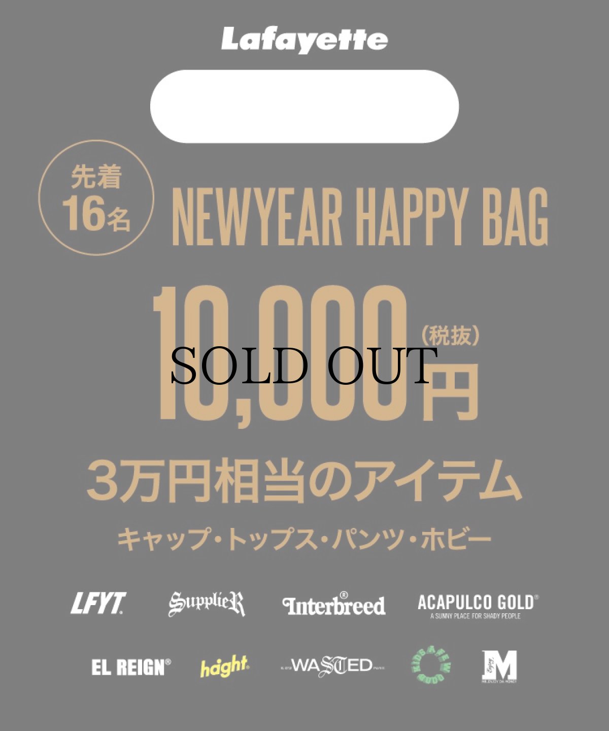 画像1: 先着16名限定!! / 2024 PRIVILEGE HAPPY NEW YEAR BAG 10000 (1)