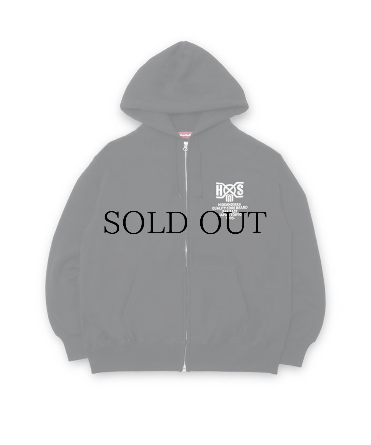 画像2: HIDEANDSEEK × BOUNTY HUNTER / HS×BH Zip Hooded Sweat Shirt (2)