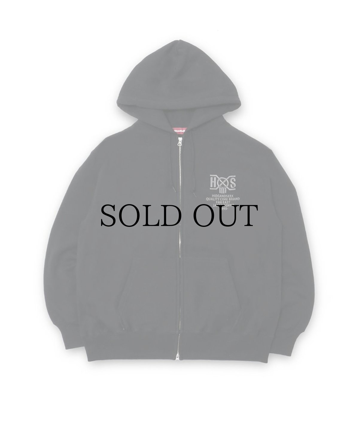 画像4: HIDEANDSEEK × BOUNTY HUNTER / HS×BH Zip Hooded Sweat Shirt (4)