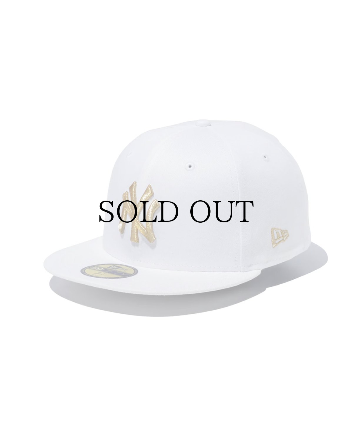 画像1: NEW ERA / 59FIFTY ニューヨーク・ヤンキース ホワイト × ゴールド (1)