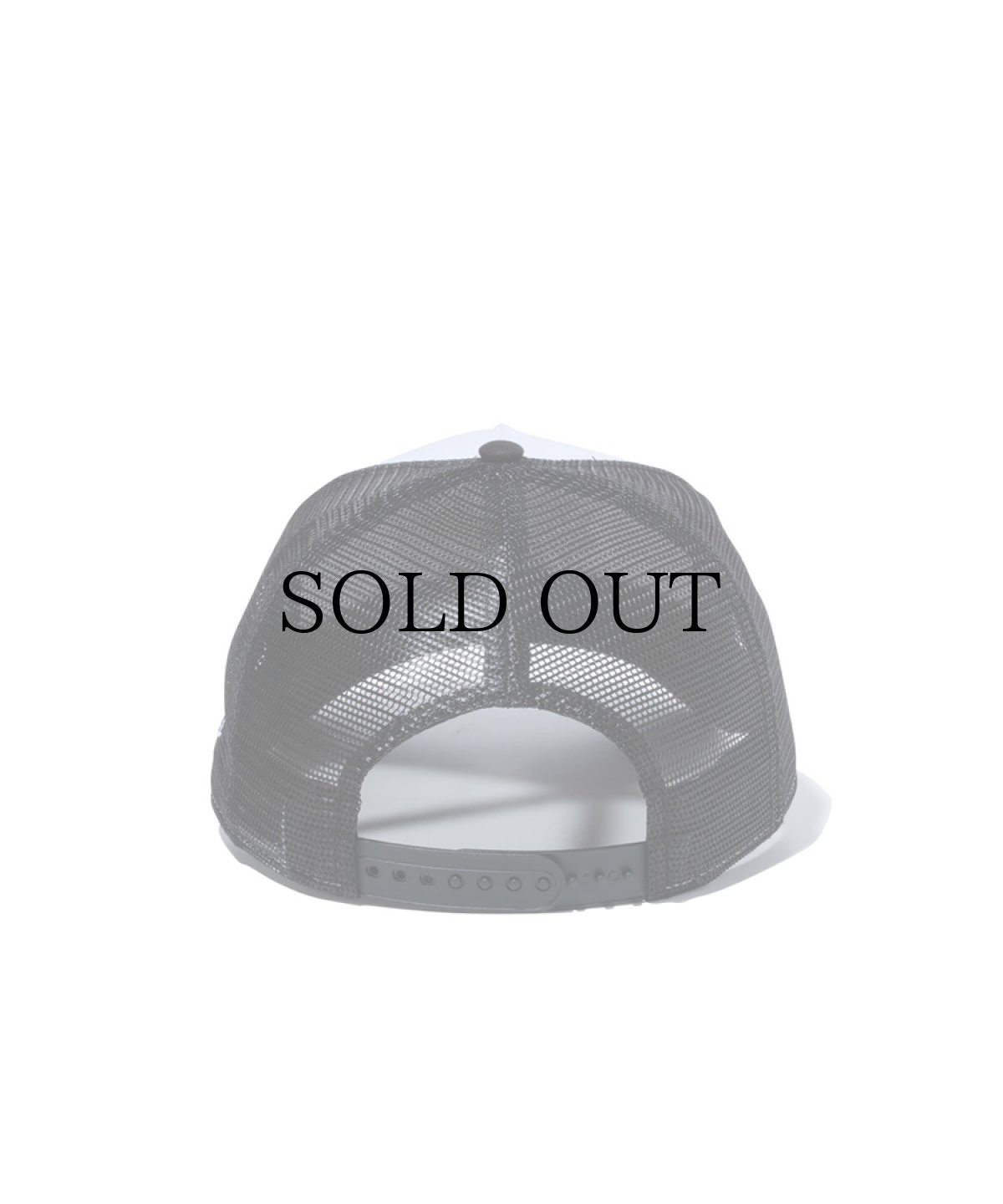 画像2: NEW ERA / 9FORTY A-Frame トラッカー ニューヨーク・ニックス ホワイト × チームカラー ブラックメッシュ (2)