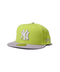 画像1: NEW ERA / 59FIFTY New York Yankees COLOR PACK NEON GREEN/LIGHT VIOLET (1)