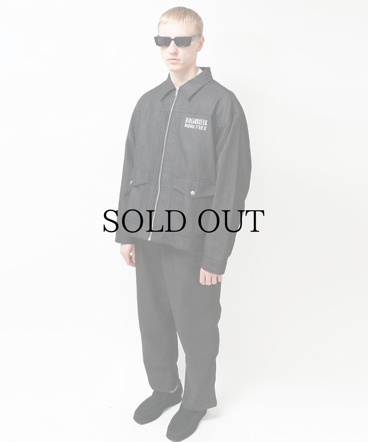 画像3: HIDEANDSEEK(ハイドアンドシーク) / Denim Track Pant (3)