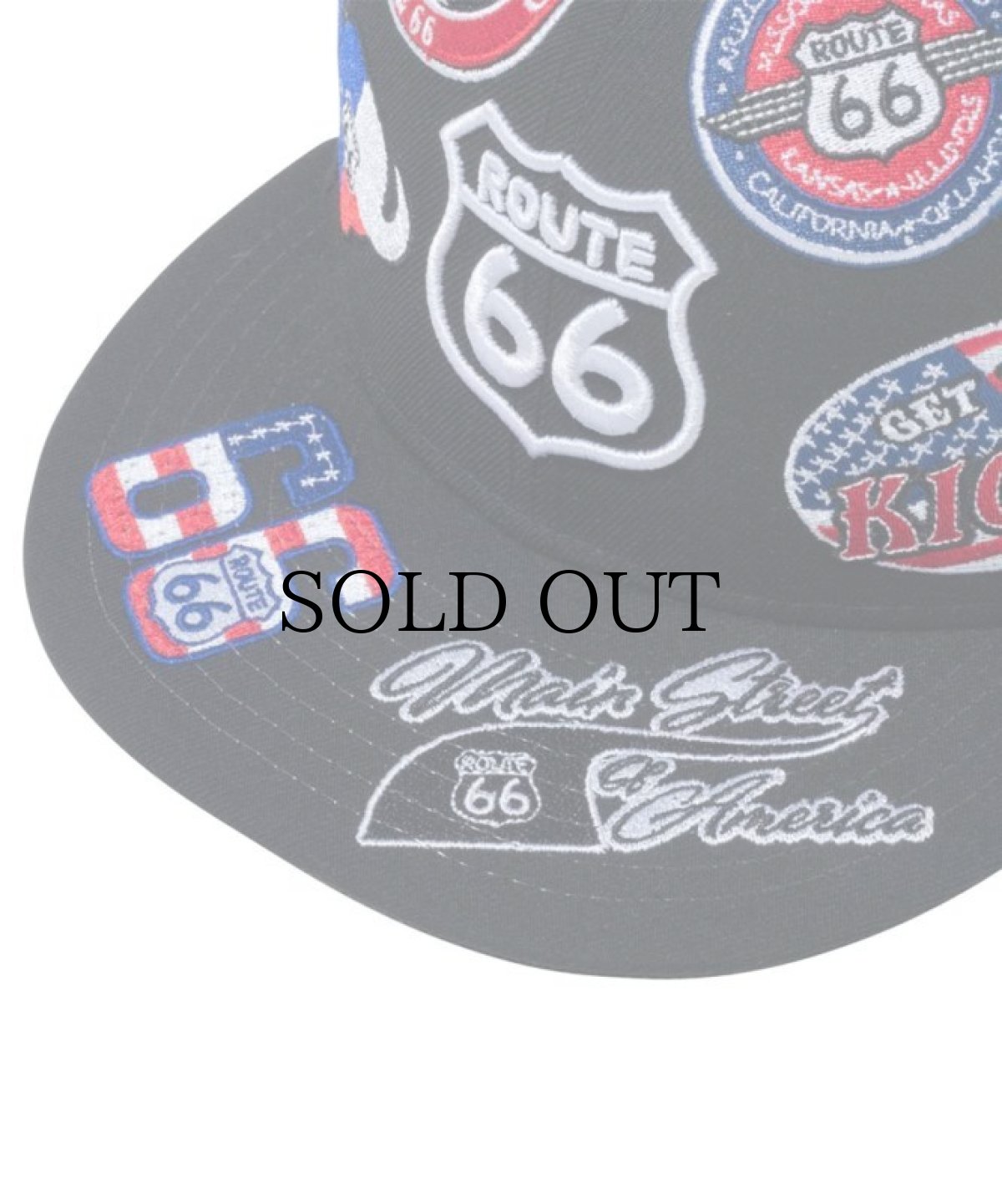 画像7: NEW ERA / 59FIFTY ROUTE 66 オールオーバーエンブロイダリー ブラック (7)