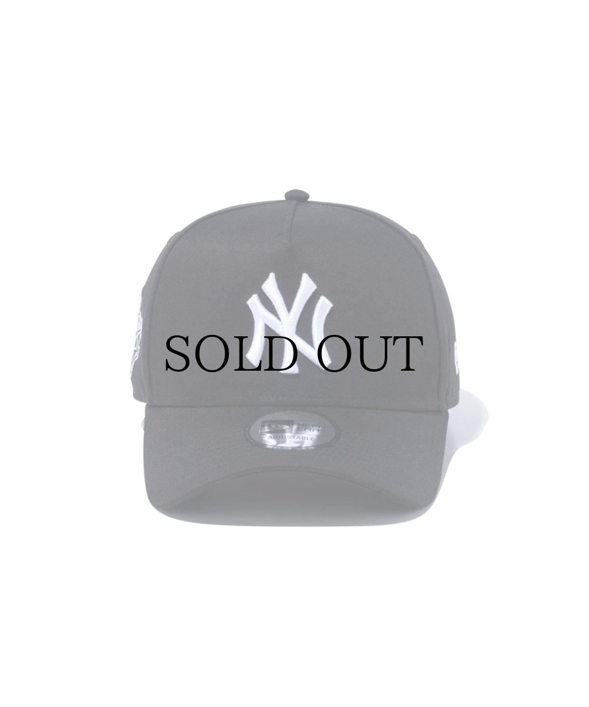 画像2: NEW ERA / 9FORTY A-Frame  Black and White ニューヨーク・ヤンキース ブラック (2)