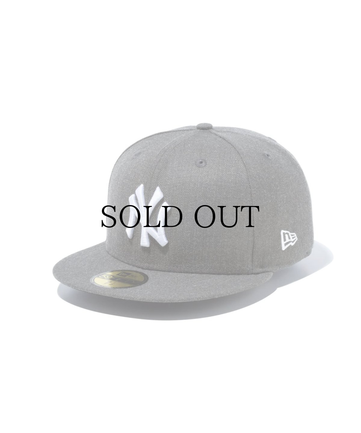 画像1: NEW ERA / 59FIFTY ニューヨーク・ヤンキース  ヘザーグレー × ホワイト (1)