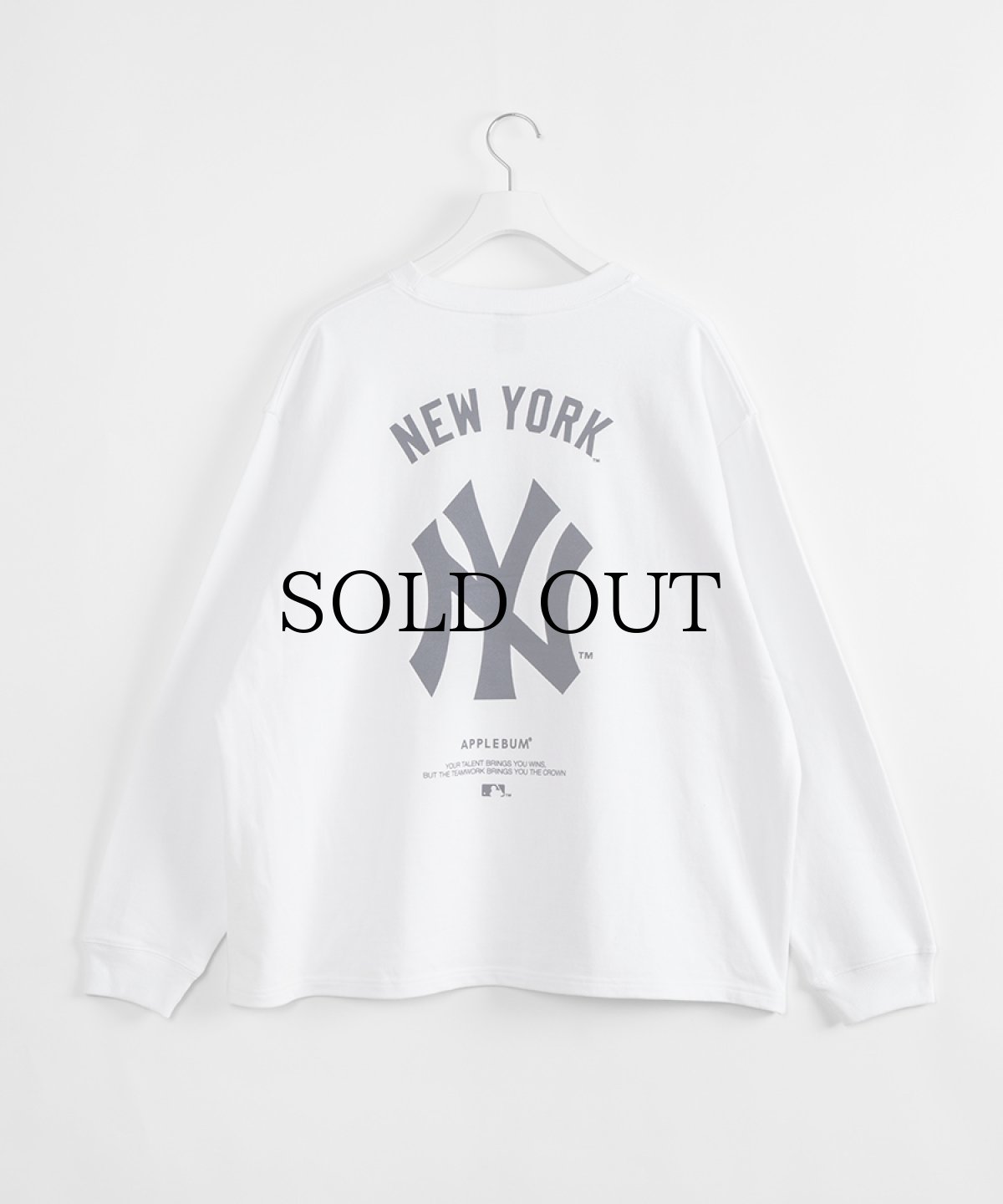 画像2: APPLEBUM(アップルバム) / "NEWYORK YANKEES BOY" L/S T-SHIRT (2)