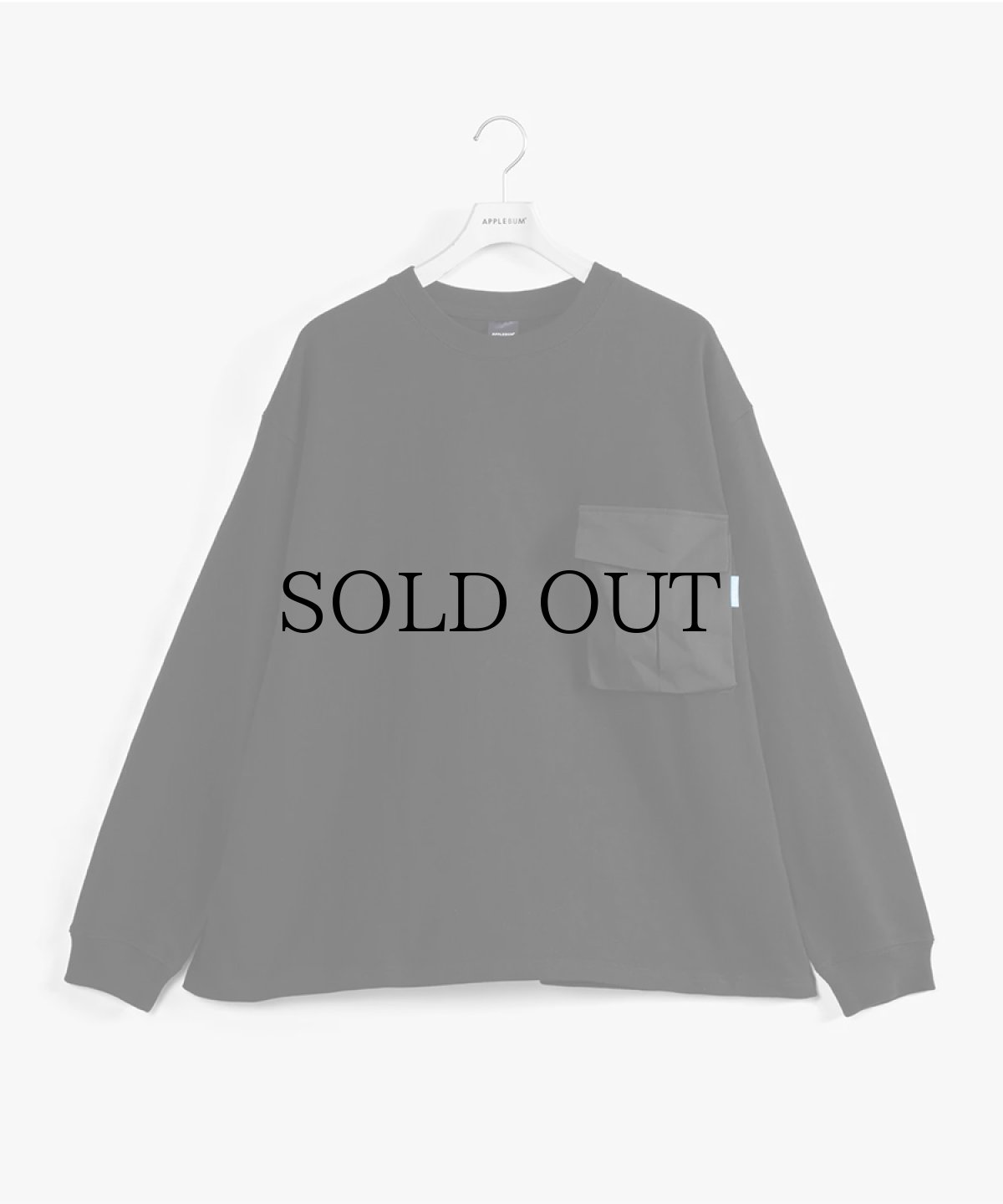 画像1: APPLEBUM(アップルバム) / BIG POCKET HEAVY WEIGHT L/S T-SHIRT (1)