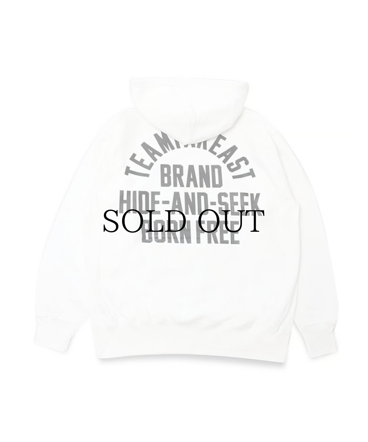 画像5: HIDEANDSEEK(ハイドアンドシーク) / College Hooded Sweat Shirt(24ss) (5)