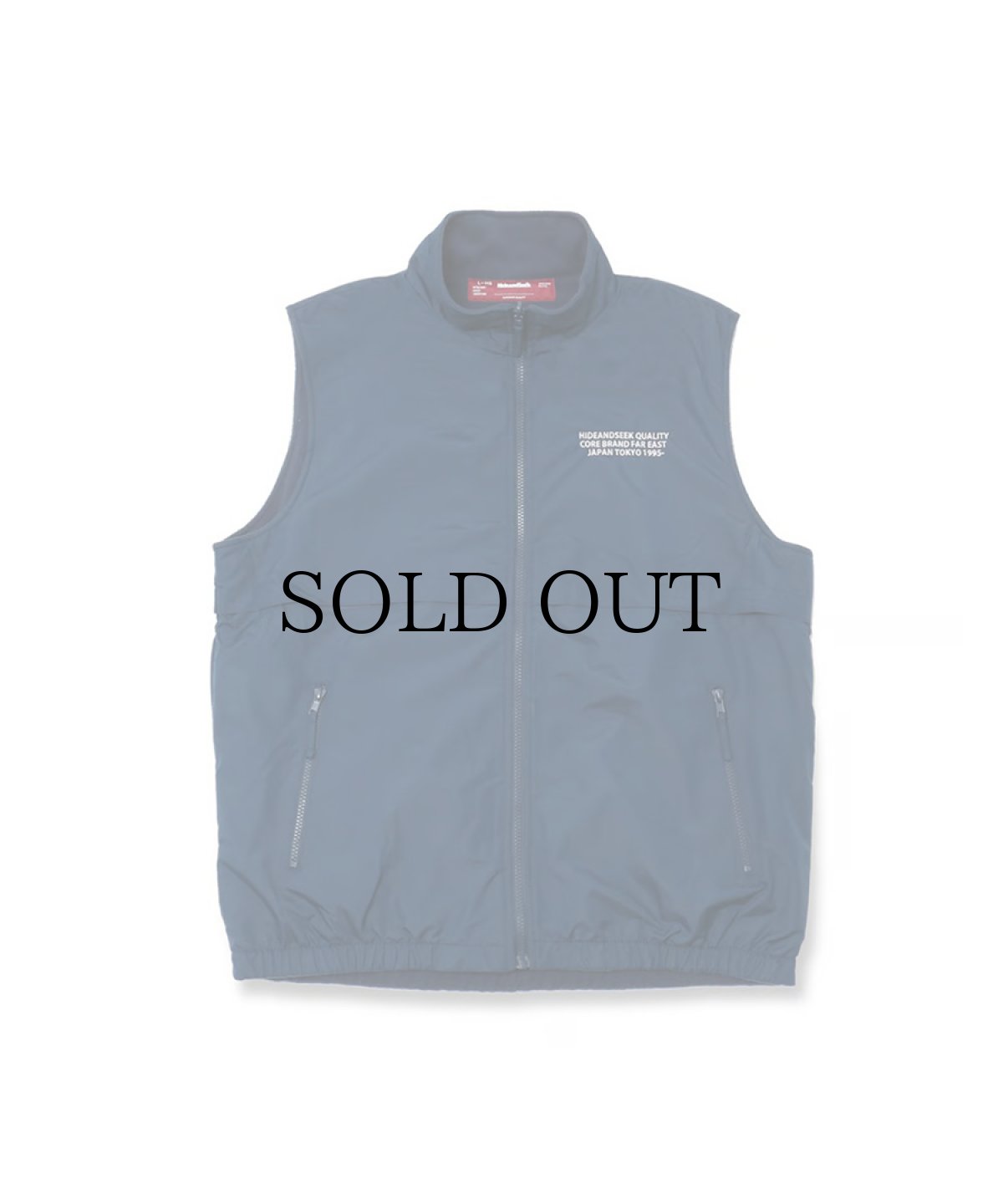 画像2: HIDEANDSEEK(ハイドアンドシーク) / Nylon Zip Vest(24ss) (2)