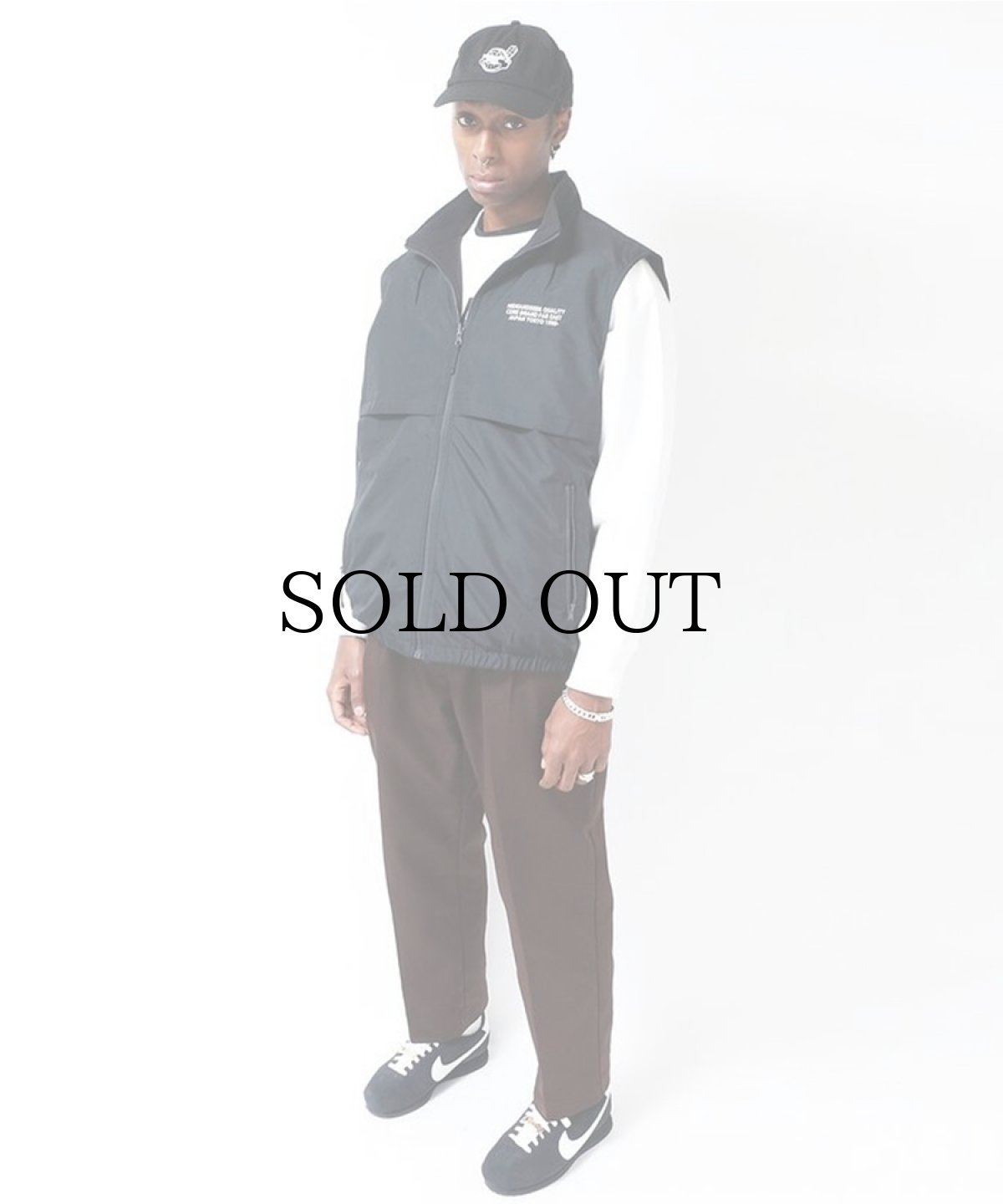 画像9: HIDEANDSEEK(ハイドアンドシーク) / Nylon Zip Vest(24ss) (9)