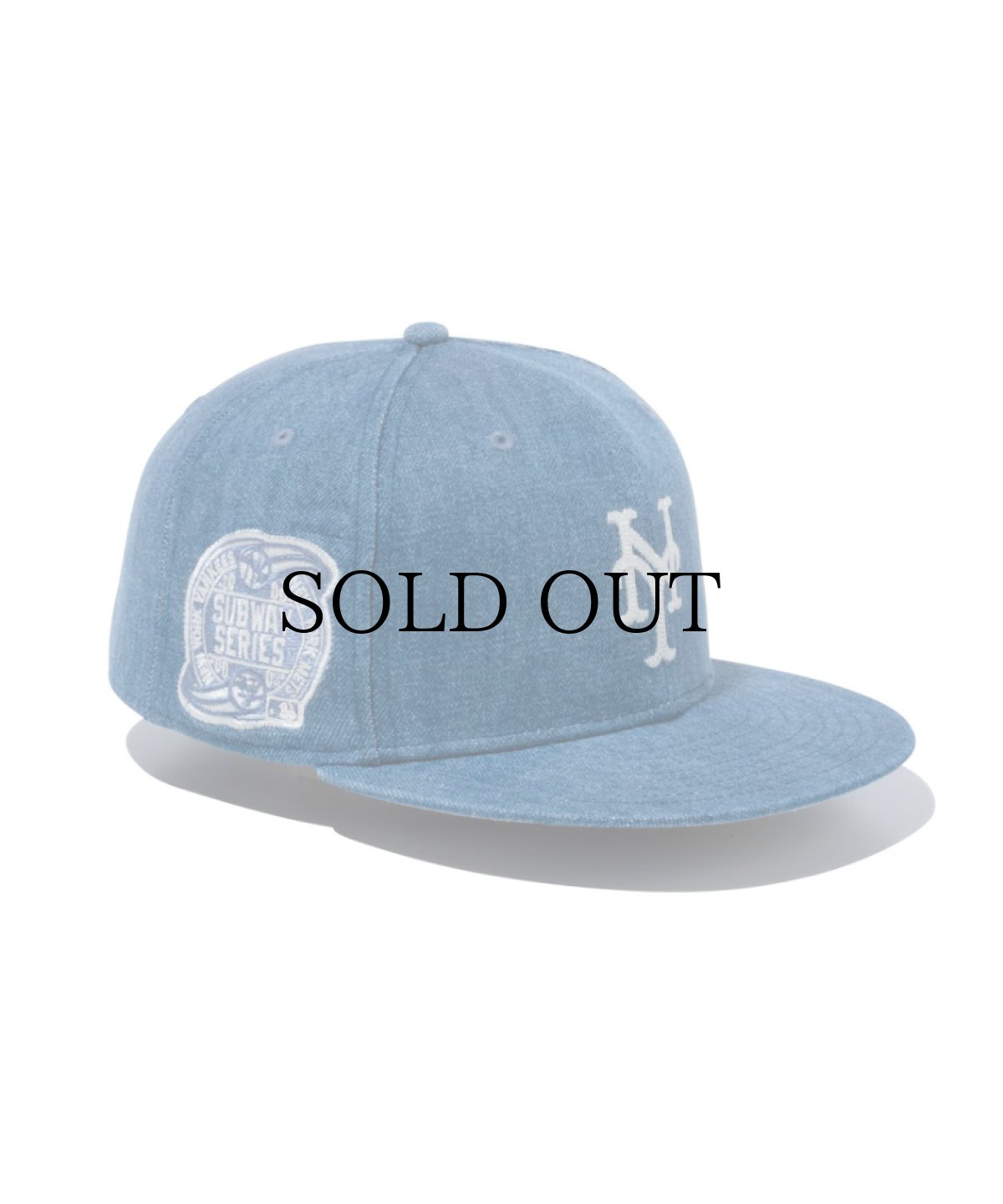 画像1: NEW ERA / 59FIFTY  Denim ニューヨーク・メッツ Subway Series ウォッシュドデニム (1)