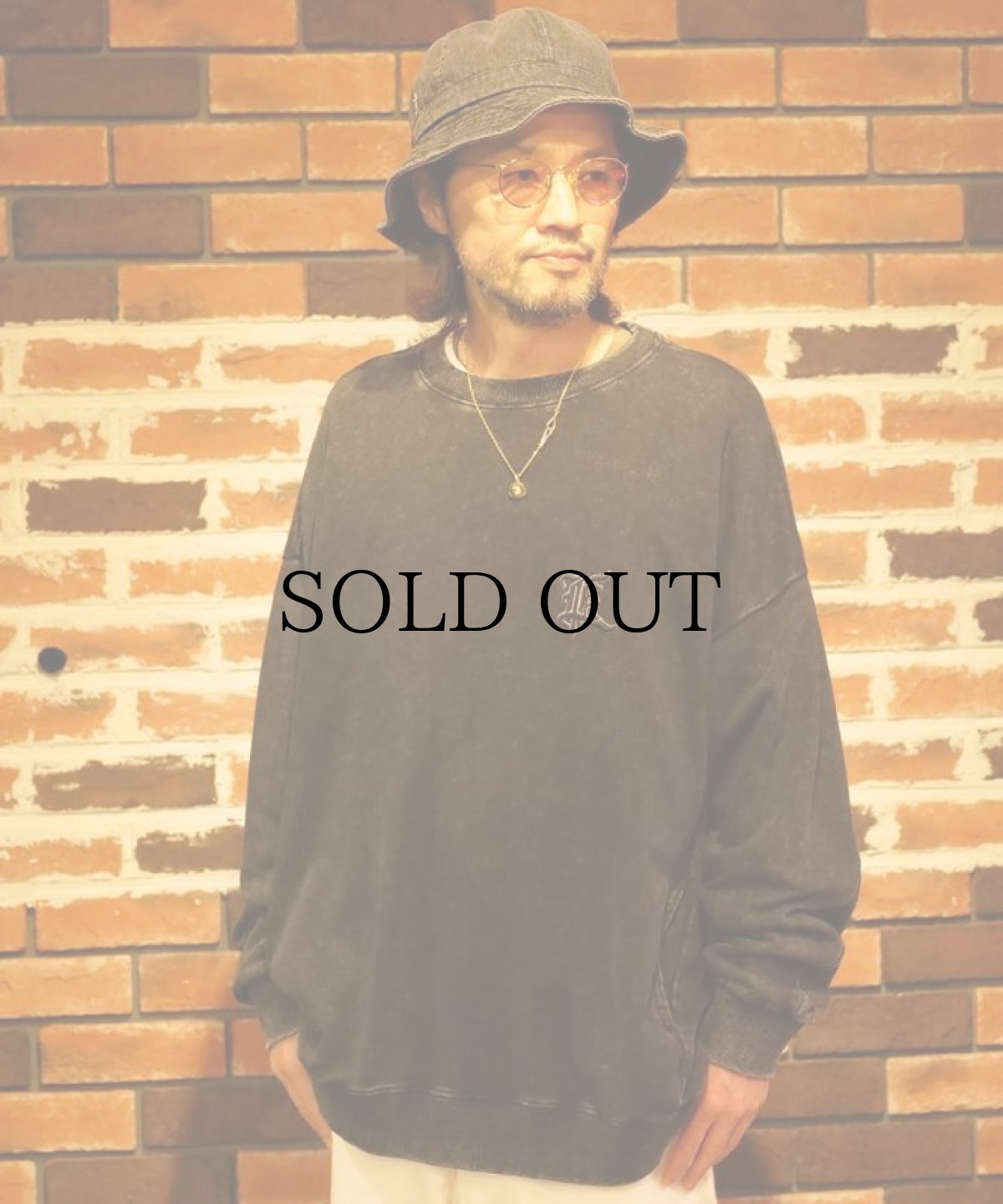 画像6: EL REIGN / 【RESTOCK】"REVENGE" GORE LOGO GARMENT CREW NECK  (6)