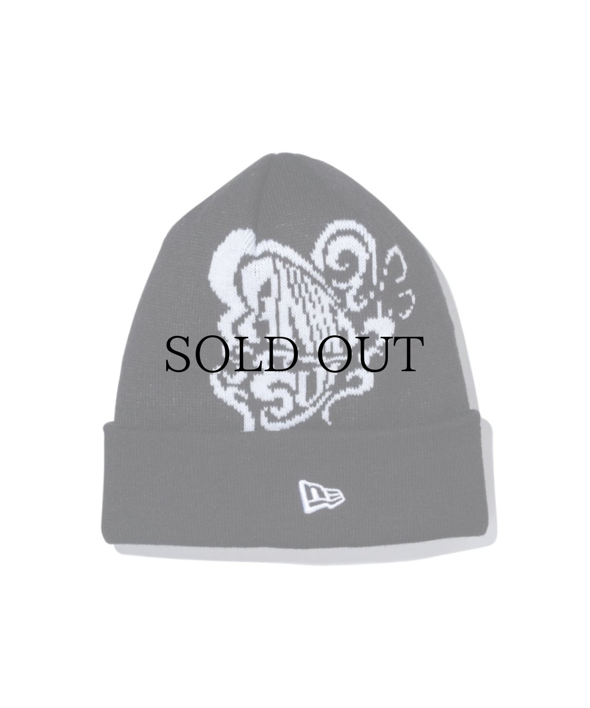 画像1: NEW ERA / ベーシックカフニット ANNA SUI バタフライロゴ (1)