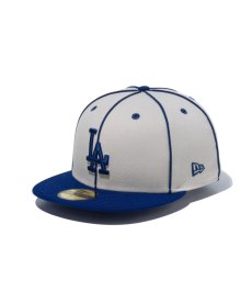 画像1: NEW ERA / 59FIFTY Piping パイピング ロサンゼルス・ドジャース (1)