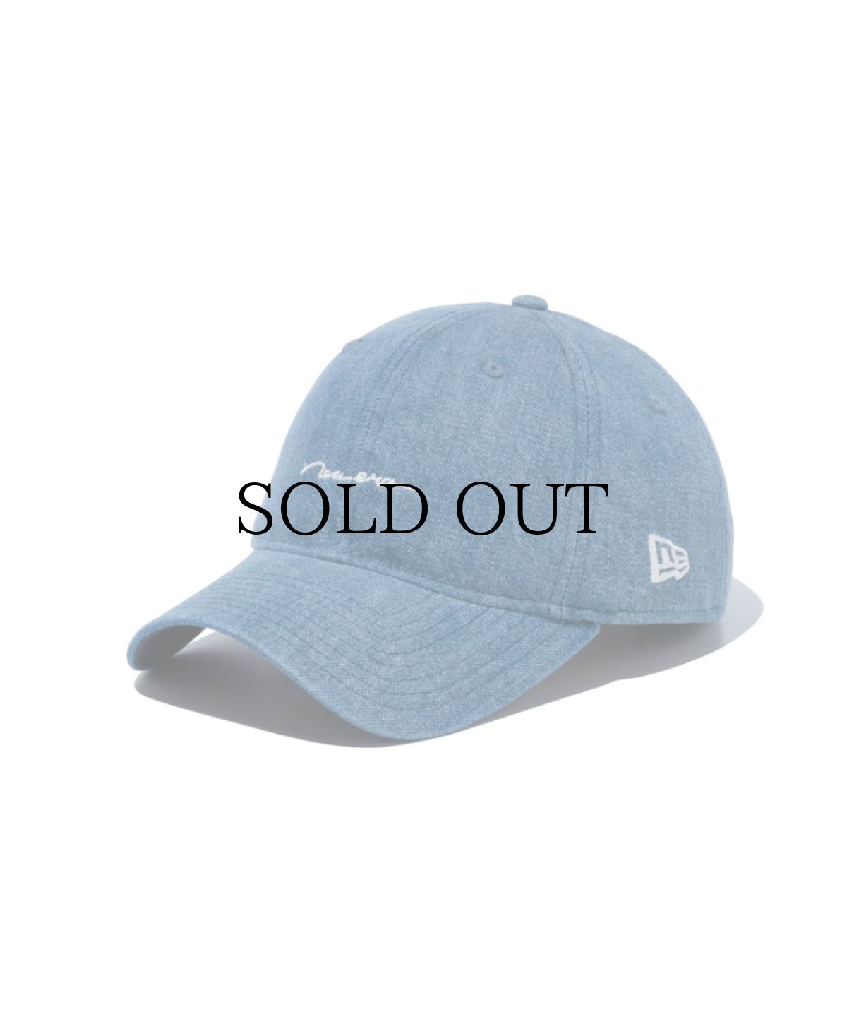 画像1: NEW ERA / 9TWENTY Denim Handwritten Logo (1)