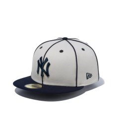 画像1: NEW ERA / 59FIFTY Piping パイピング ニューヨーク・ヤンキース (1)