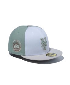 画像1: NEW ERA / 59FIFTY Light Green Pack ニューヨーク・メッツ (1)