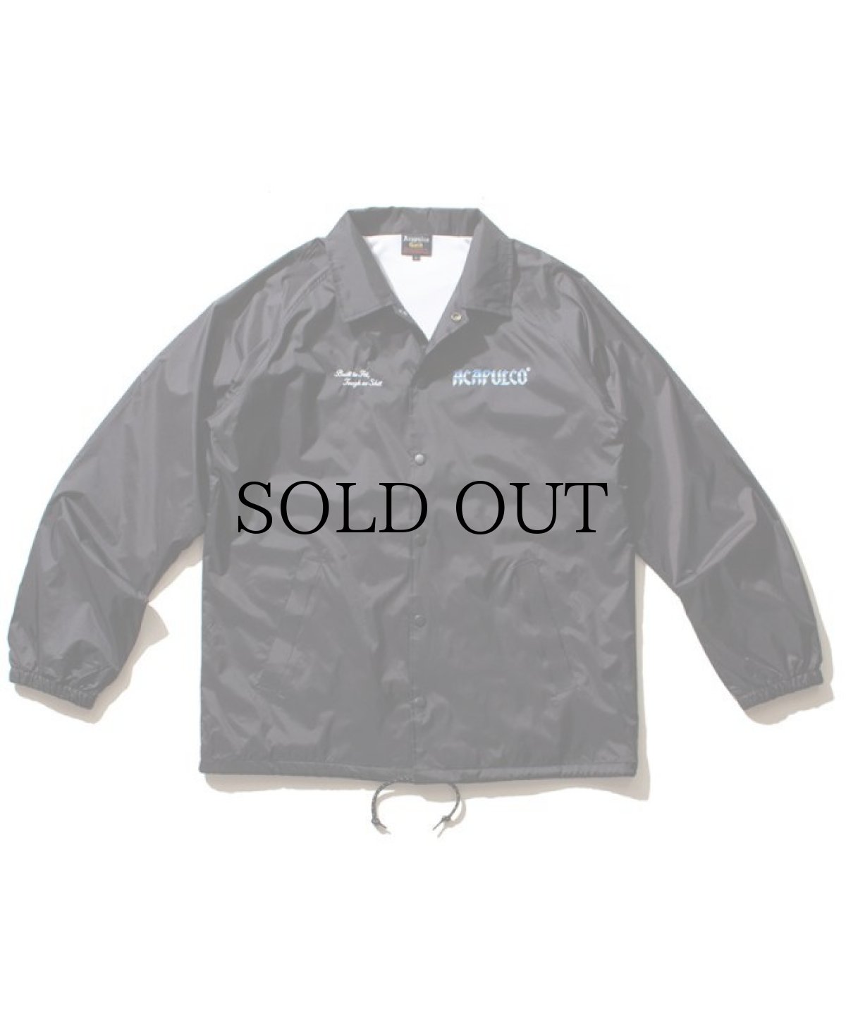 画像2: 【30%OFF】ACAPULCO GOLD / KNIGHT LOGO NYLON JACKET (2)