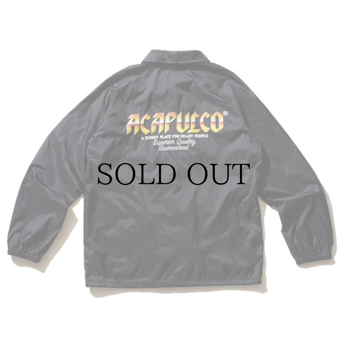 画像3: 【30%OFF】ACAPULCO GOLD / KNIGHT LOGO NYLON JACKET (3)