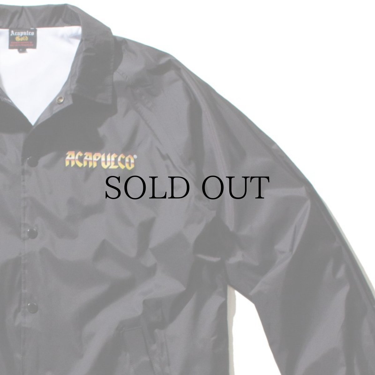 画像7: 【30%OFF】ACAPULCO GOLD / KNIGHT LOGO NYLON JACKET (7)