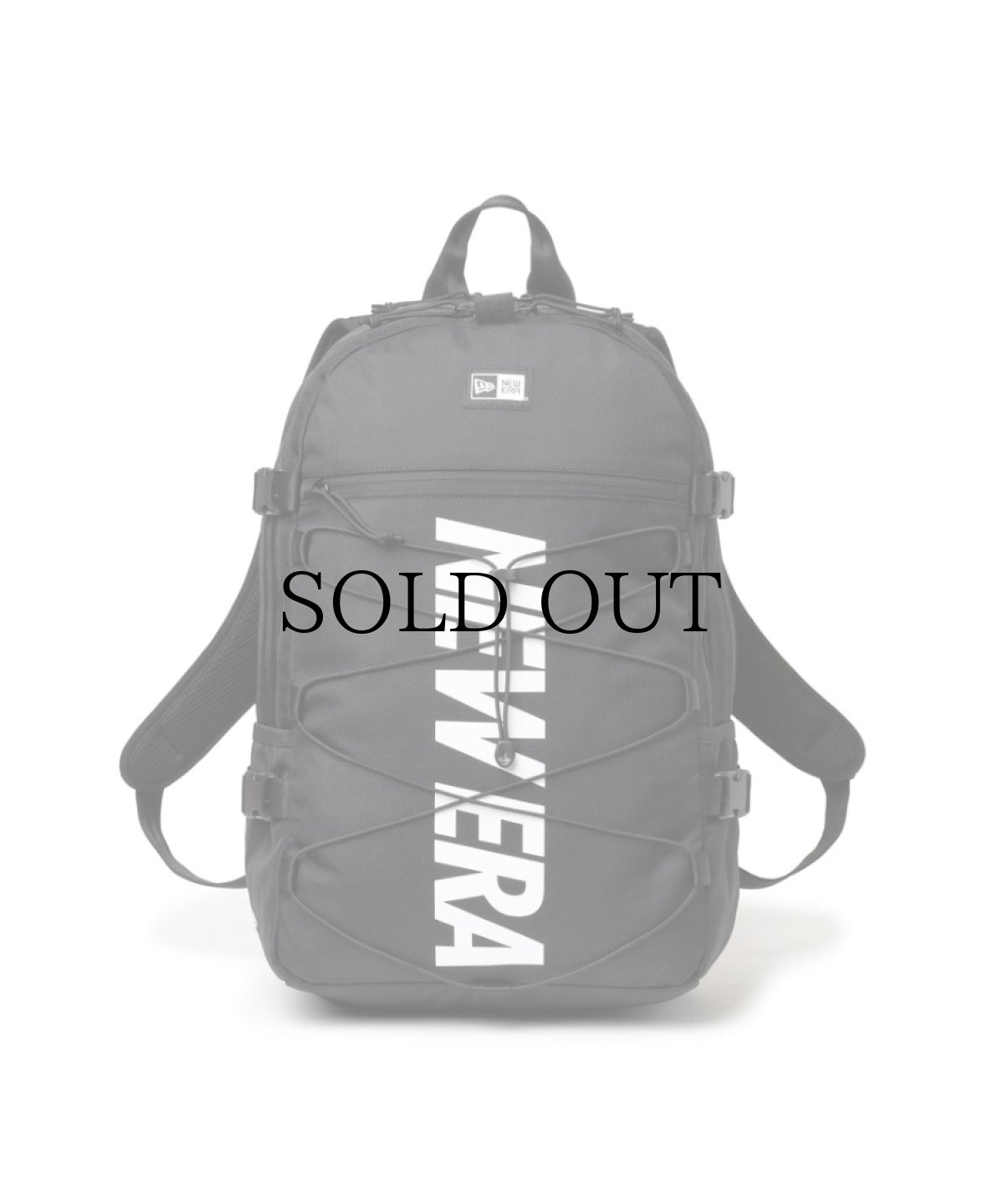 画像2: NEW ERA / コードパック 28L プリントロゴ ブラック × ホワイト (2)