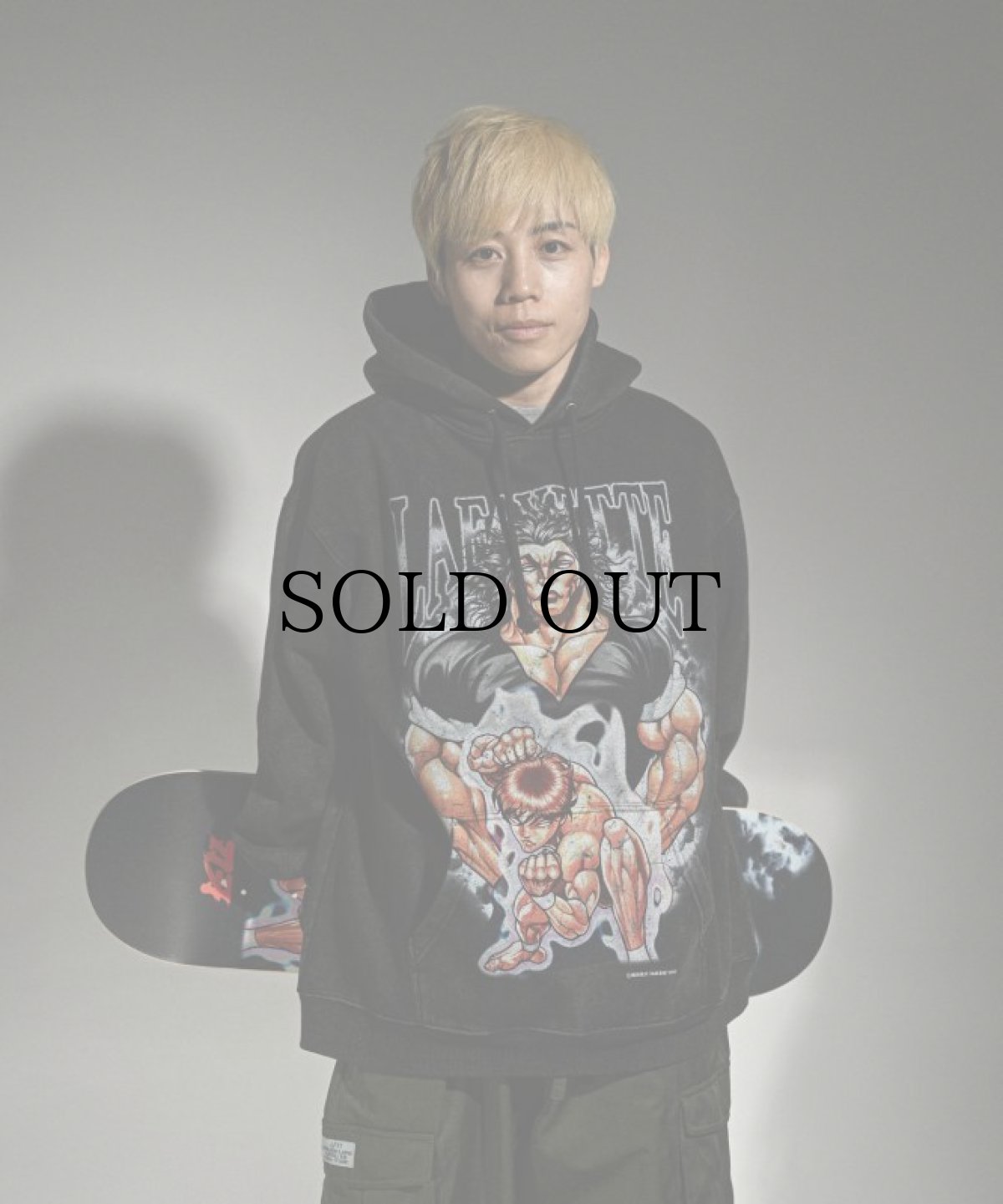 画像6: LFYT(ラファイエット) / LFYT × GRAPPLER BAKI - BAKI YUJIRO HOODIE (6)