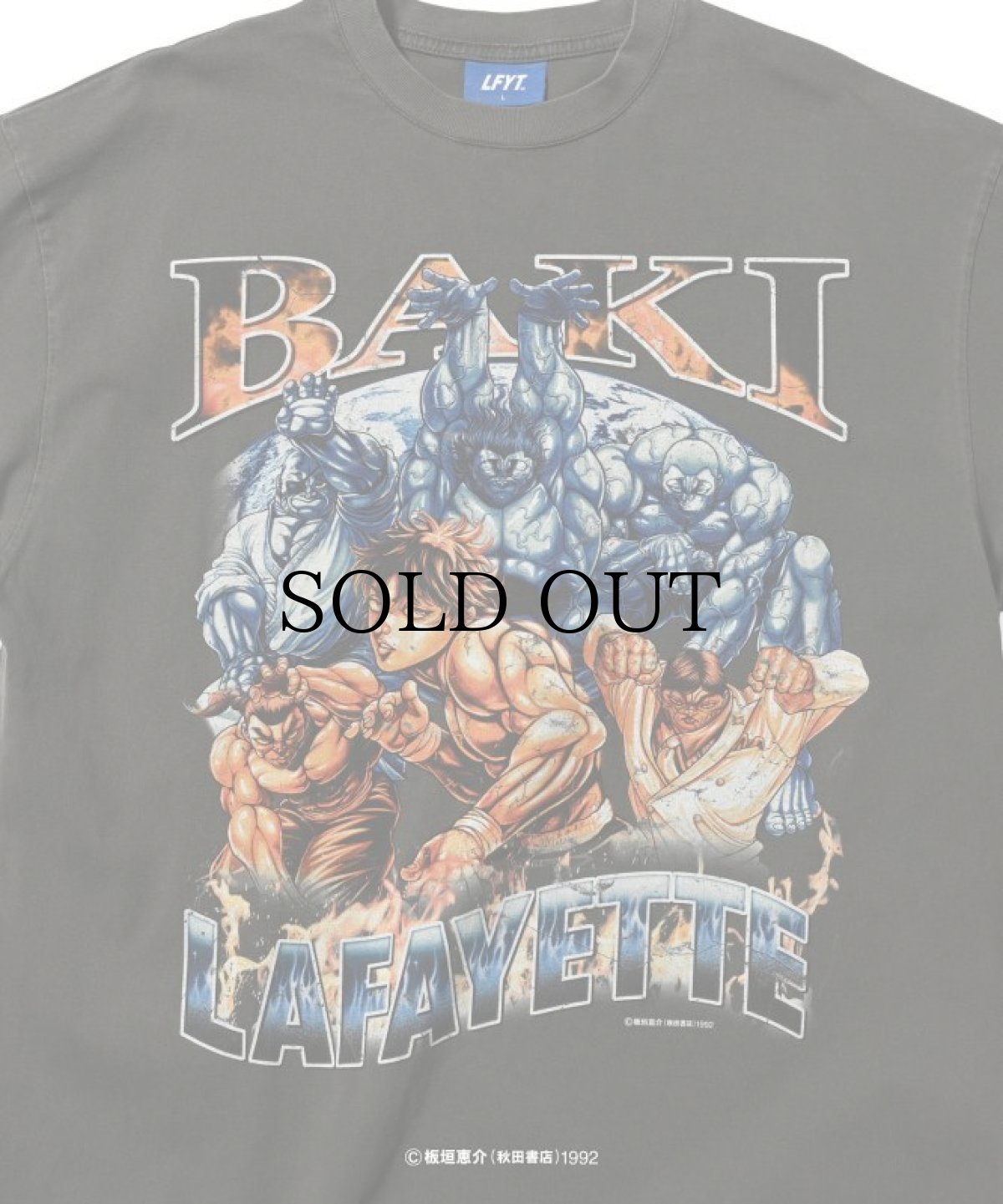 画像3: LFYT(ラファイエット) /  LFYT × GRAPPLER BAKI - ALL STAR TEE (3)