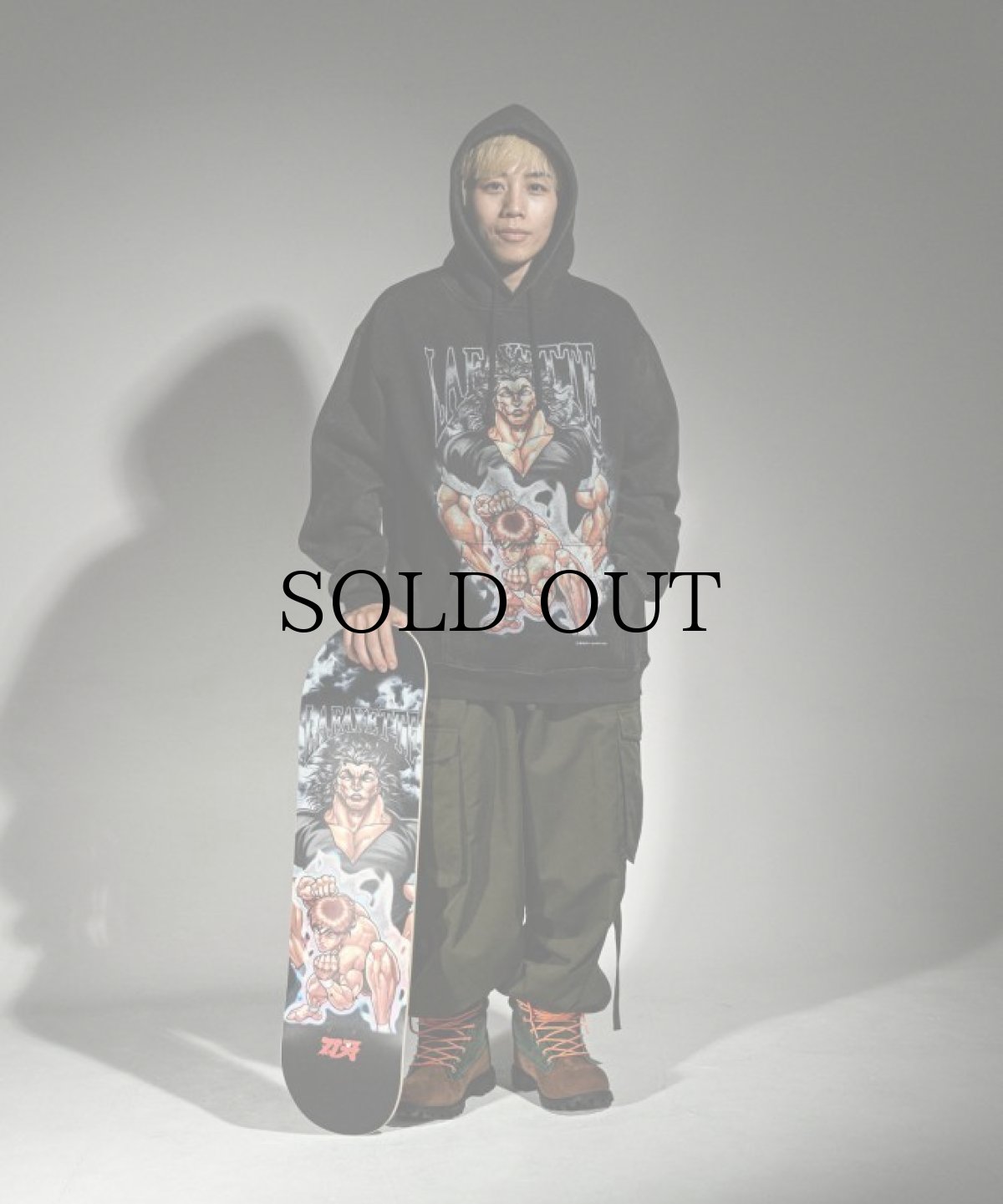 画像7: LFYT(ラファイエット) / LFYT × GRAPPLER BAKI - BAKI YUJIRO HOODIE (7)