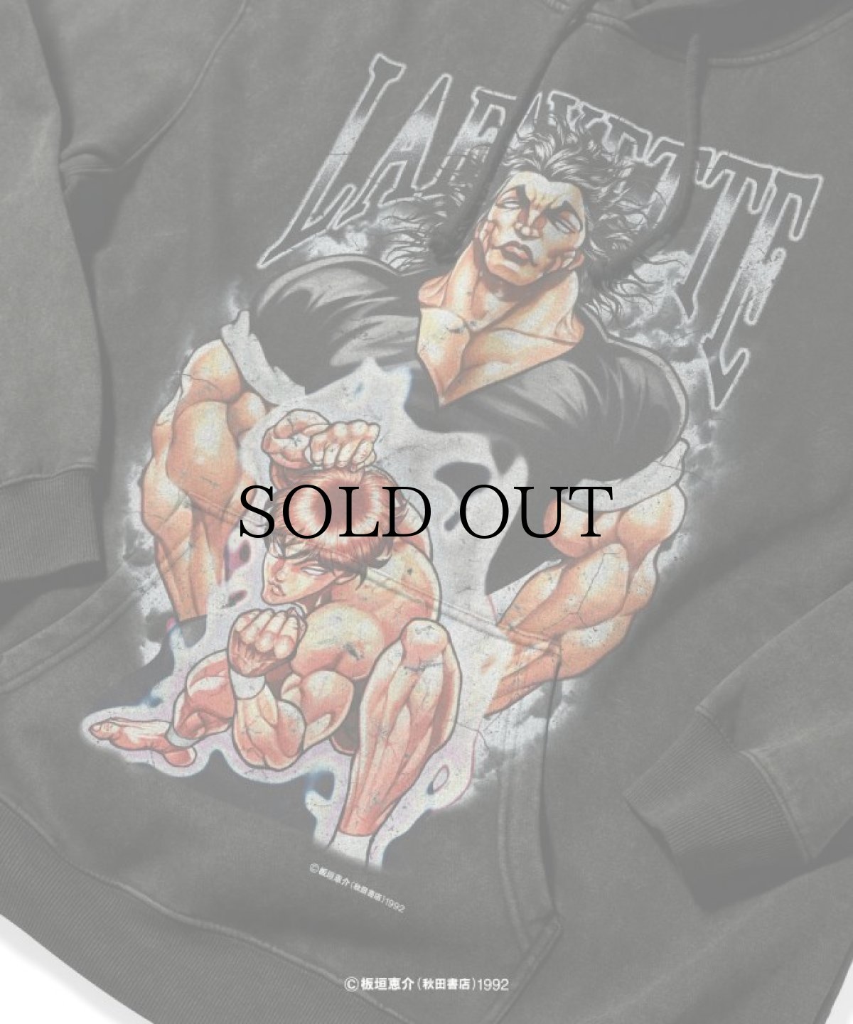 画像4: LFYT(ラファイエット) / LFYT × GRAPPLER BAKI - BAKI YUJIRO HOODIE (4)