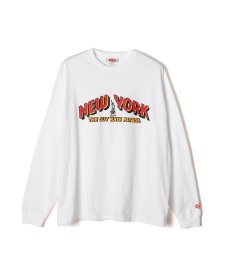 画像1: CUTRATE(カットレイト) / NY LOGO DROPSHOULDER L/S TEE (1)