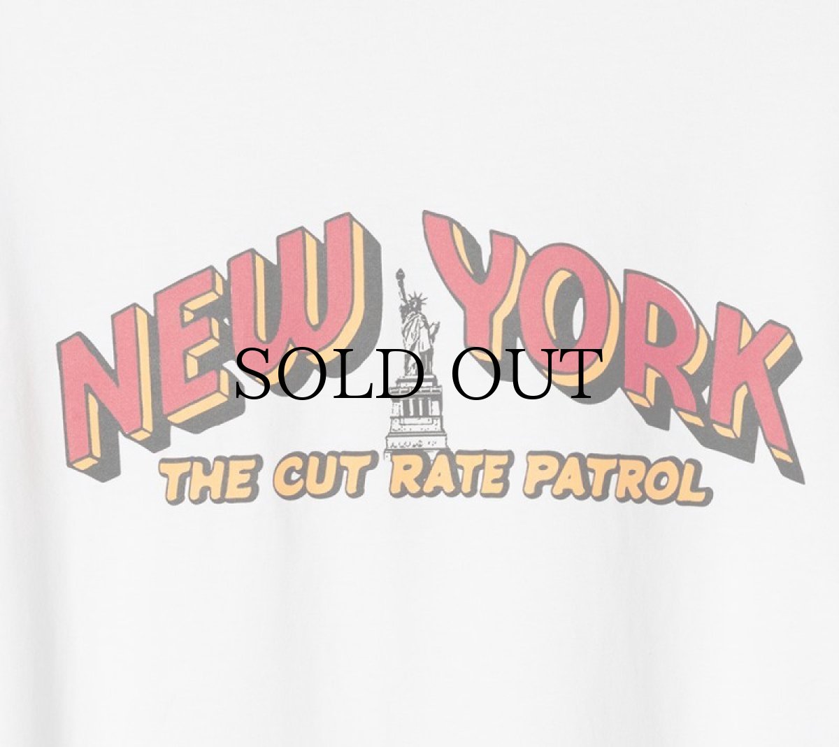 画像4: CUTRATE(カットレイト) / NY LOGO DROPSHOULDER L/S TEE (4)