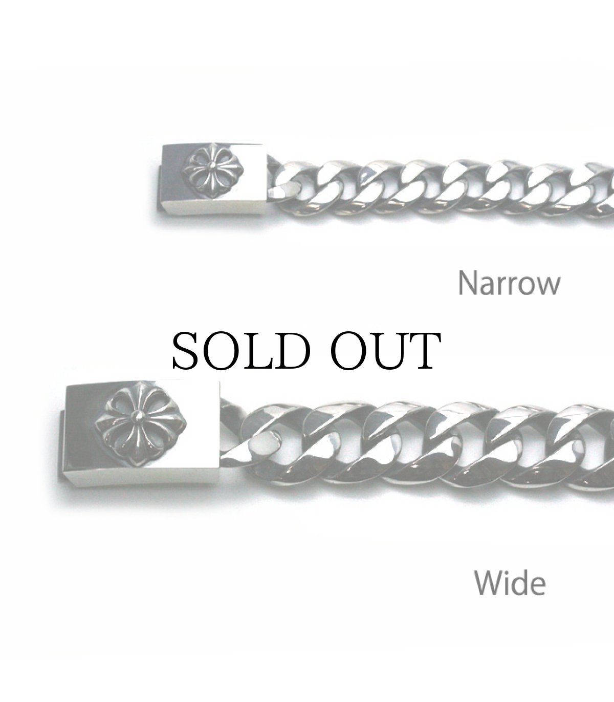 画像3: ArgentGleam / ArgentGleam Classic Bracelet NARROW(CROSS) (3)