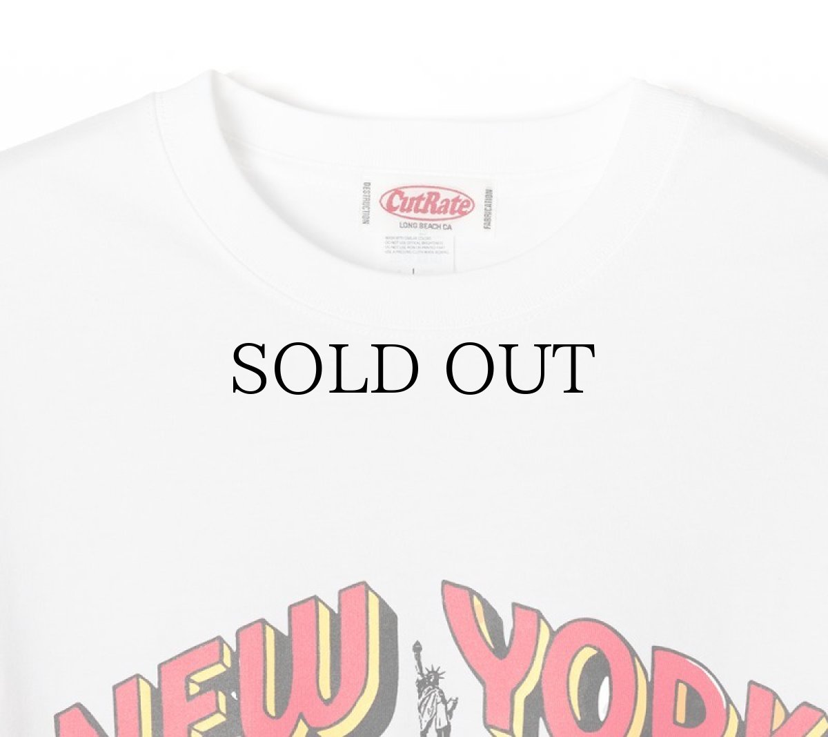 画像3: CUTRATE(カットレイト) / NY LOGO DROPSHOULDER L/S TEE (3)