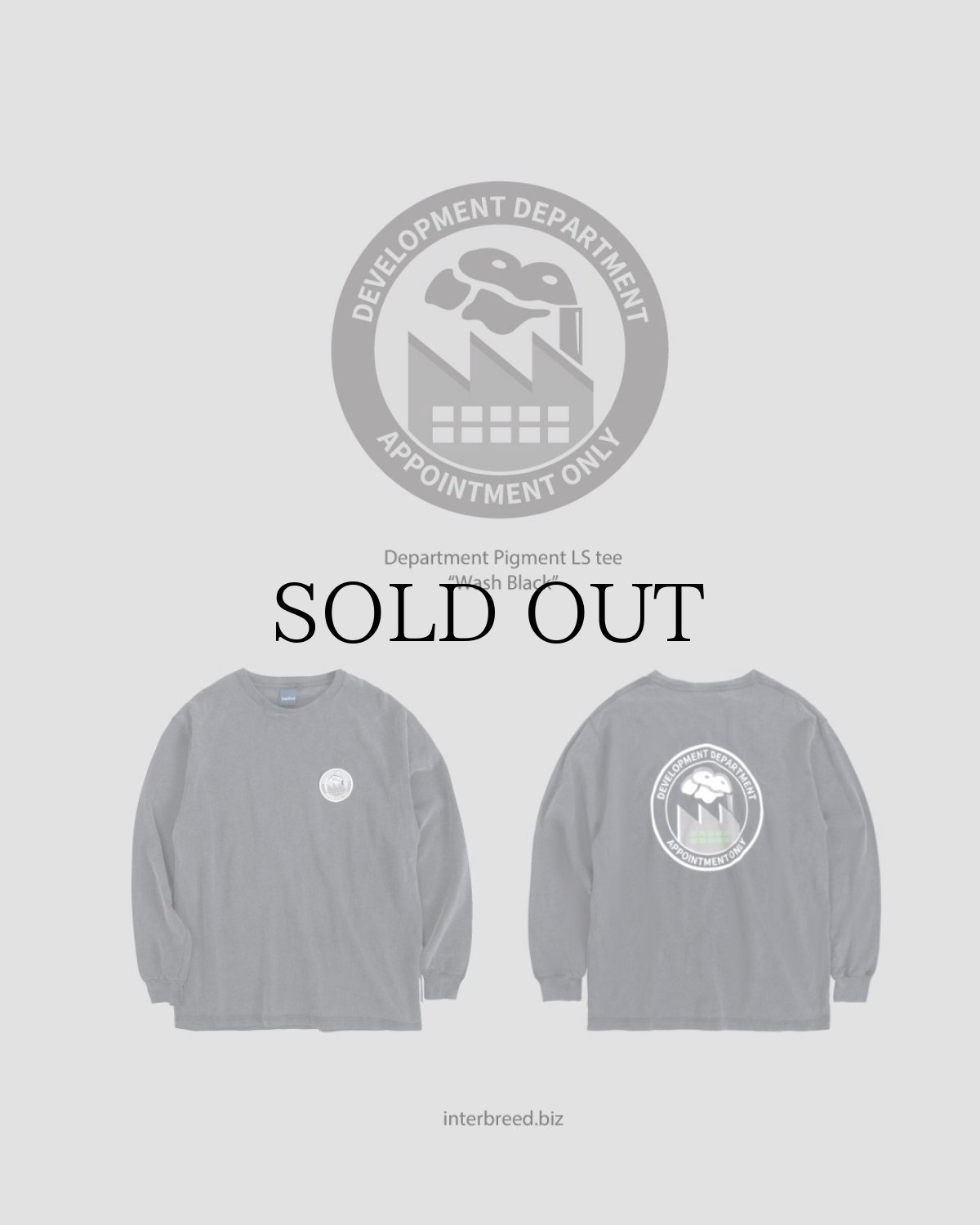画像2: 【30%OFF】INTERBREED / Department Pigment LS tee (2)