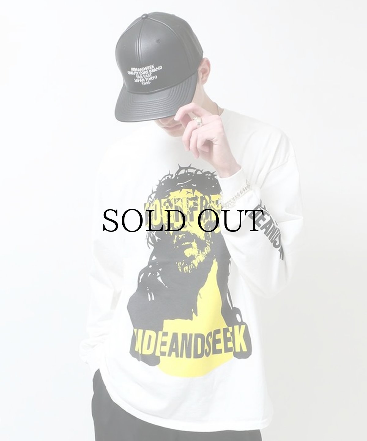 画像3: HIDEANDSEEK(ハイドアンドシーク) / Jesus L/S Tee(Front) (3)