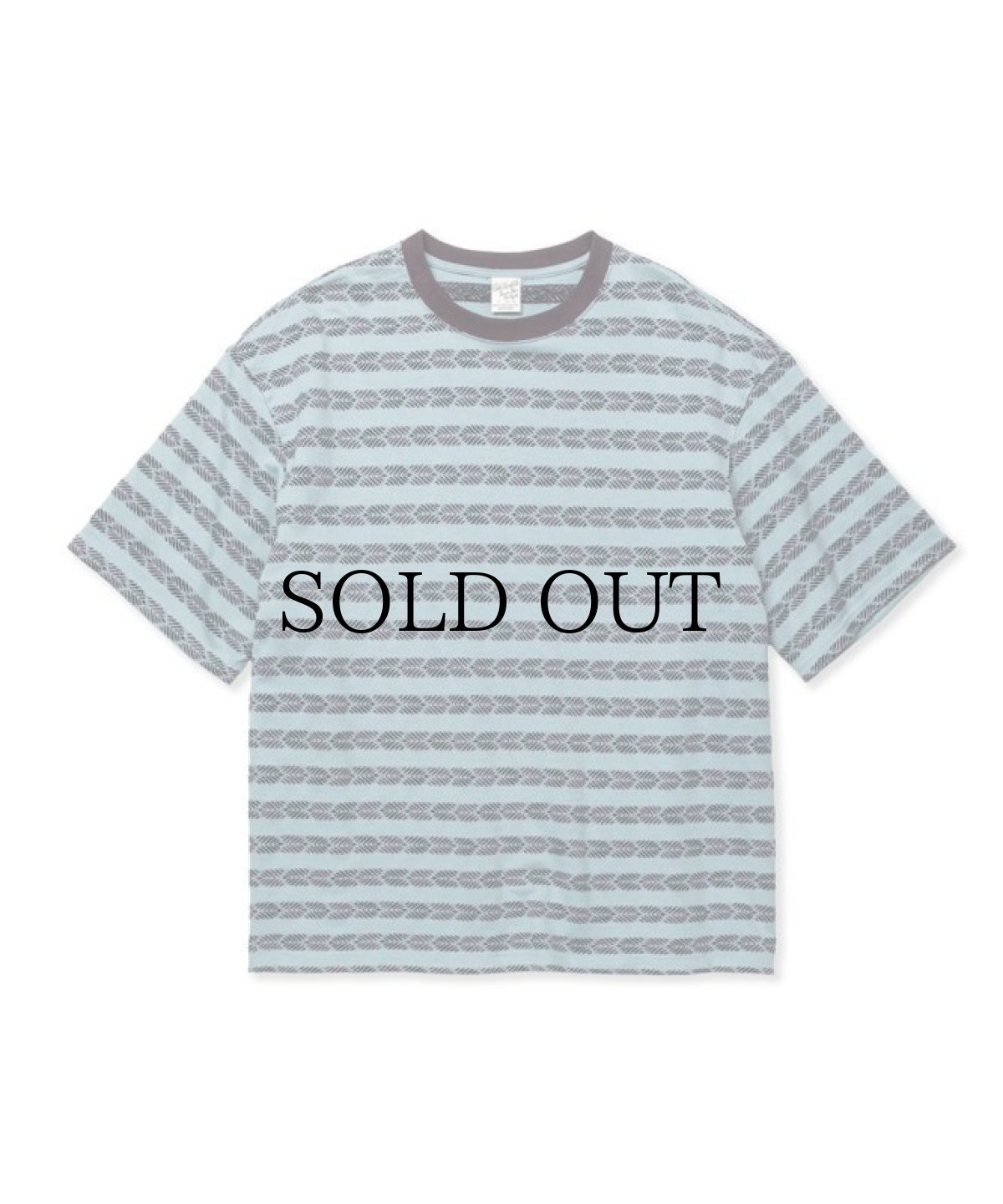 画像2: CALEE(キャリー) / BORDER JACQUARD DROP SHOULDER CS (2)