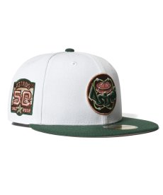 画像1: NEW ERA /  Houston Astros - 50th ANV 59FIFTY WHITE/PINE (1)