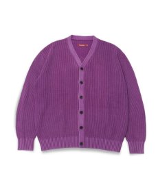 画像6: HIDEANDSEEK(ハイドアンドシーク) / Garment Dye Rib Knit Cardigan (6)